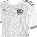 Camisa Atlético Mineiro Fora 24/25 - Versão Feminina Baby Look Branca