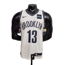 Camisa Regata Brooklyn Nets Branca e Preta - Nike - Masculina