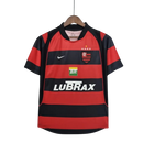 Camisa Retrô Flamengo I 2001/02 Masculina Torcedor Vermelha e Preta