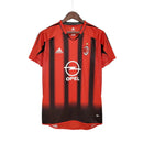 Camisa Milan Retrô 2004/2005 Vermelha e Preta - Adidas