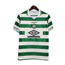 Camisa Celtic Retrô 1998/1999 Verde e Branca - Umbro