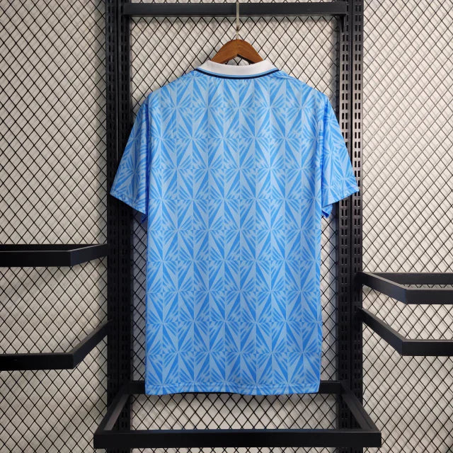 Camisa Retrô Lazio Umbro 1991/92 Masculino Branco e Azul