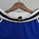 Golden State Warriors NBA-Shorts in Blau und Schwarz