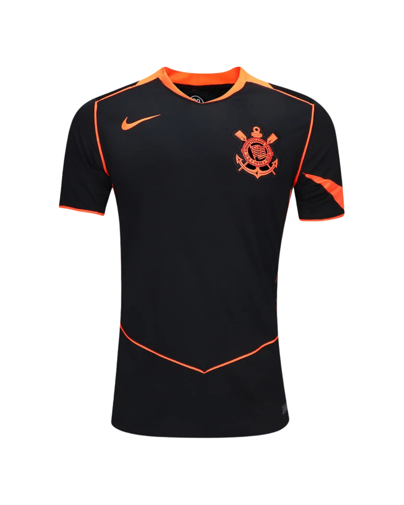 Camisa Corinthians Nike Total 90 III 2025/26 Torcedor Pro Masculina - Preto+Laranja