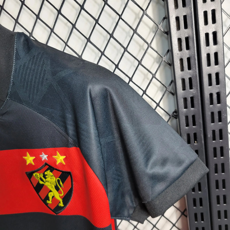 Camisa Sport Recife Home 23/24 Feminina - Vermelha e Preta