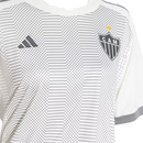 Camisa Atlético Mineiro Fora 24/25 - Versão Feminina Baby Look Branca