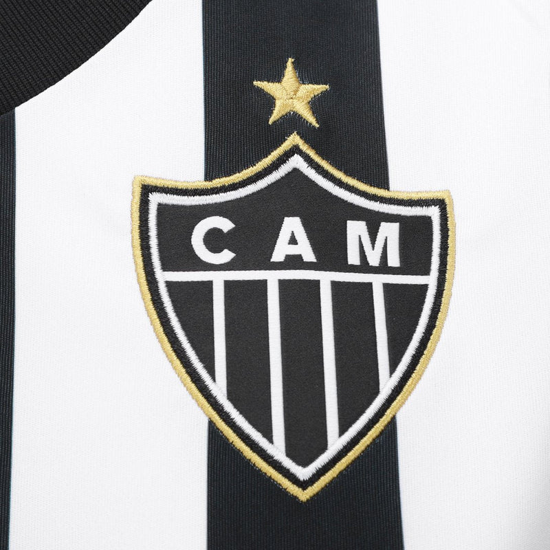 Camisa Atlético Mineiro Titular 25/26 - Versão Torcedor Preto e Branco