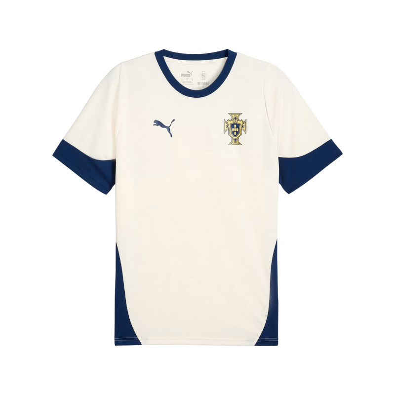 Camisa Portugal Treino Branca 25/26 - Puma Versão Torcedor Masculina