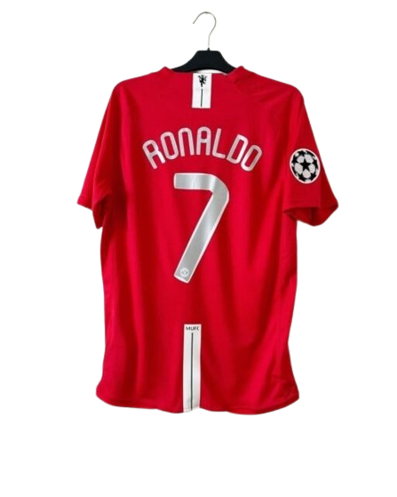 Camisa Retrô Manchester United I Home 2007/08 Masculino Vermelho