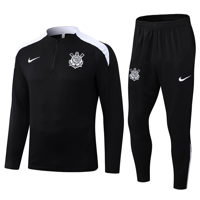 Conjunto de Treino Corinthians 2025 Preto