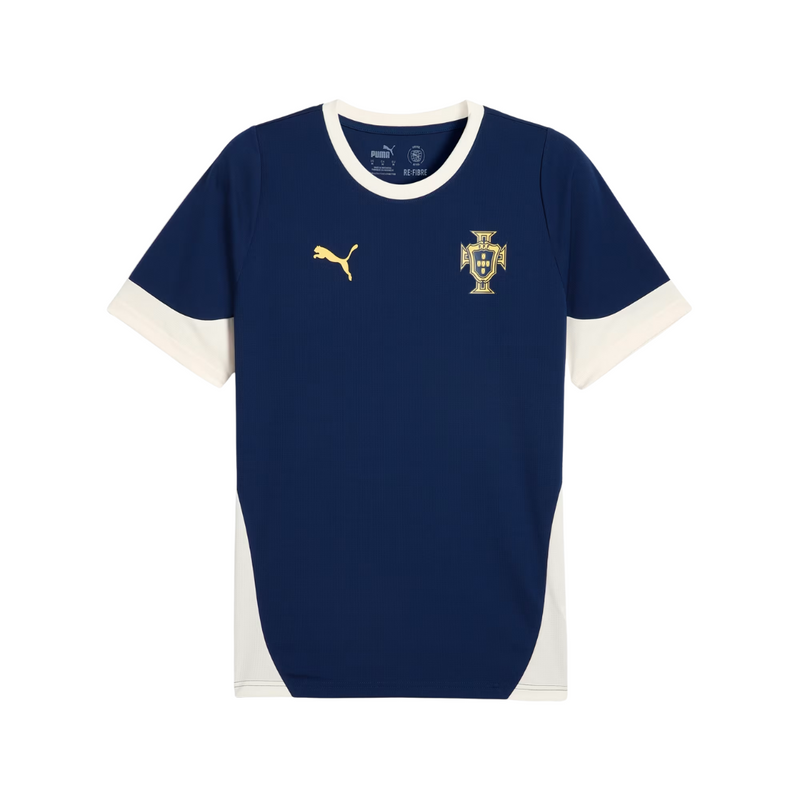 Camisa Portugal Treino Azul 25/26 - Puma Versão Torcedor Masculina