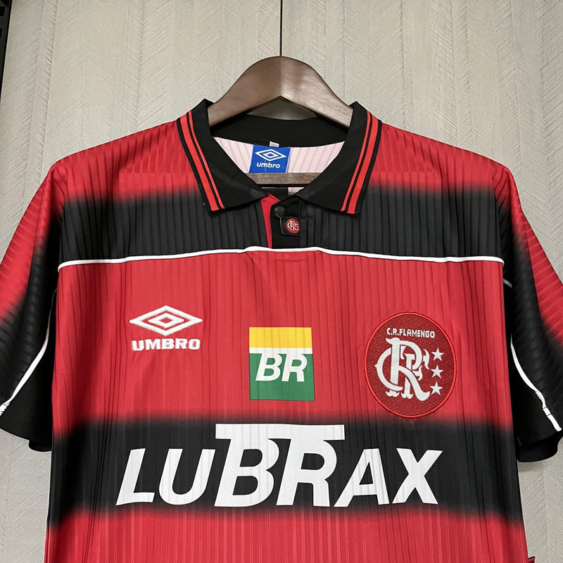 Camisa Flamengo Titular 1997 - Versão Retrô Lubrax