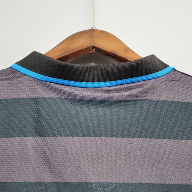 Camisa Retrô Inter de Milão II Away 1997/98 Umbro Masculina Preto e Cinza