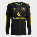 Camisa Manchester United III Manga Longa 25/26 - Torcedor Masculina - Preta