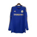 Camisa Retro Adidas Chelsea Manga Longa - 12/13 Azul