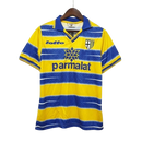 Camisa Retrô Parma lotto 1998/99 Masculino Amarelo e Azul