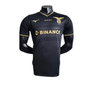 Camisa Lazio "10 anos Copa Itália 2013" Jogador 23/24 Masculino Preto
