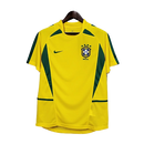 Camisa Retrô Seleção Brasileira I Home Nike 2002/03 Masculino Amarelo
