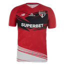 Camisa São Paulo Goleiro 25/26 Vermelha - NB Torcedor Masculina Lançamento