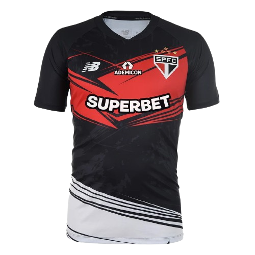Camisa São Paulo Goleiro 25/26 Preta - NB Torcedor Masculina Lançamento