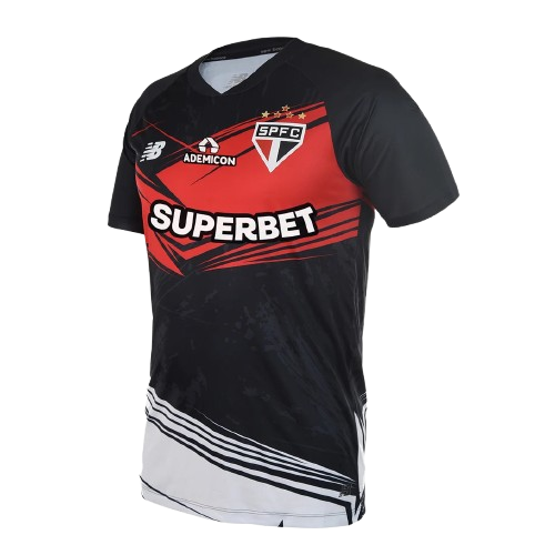 Camisa São Paulo Goleiro 25/26 Preta - NB Torcedor Masculina Lançamento