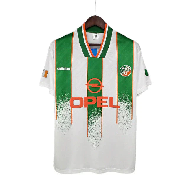 Camisa Irlanda Retrô 1994 Branca e Verde - Adidas
