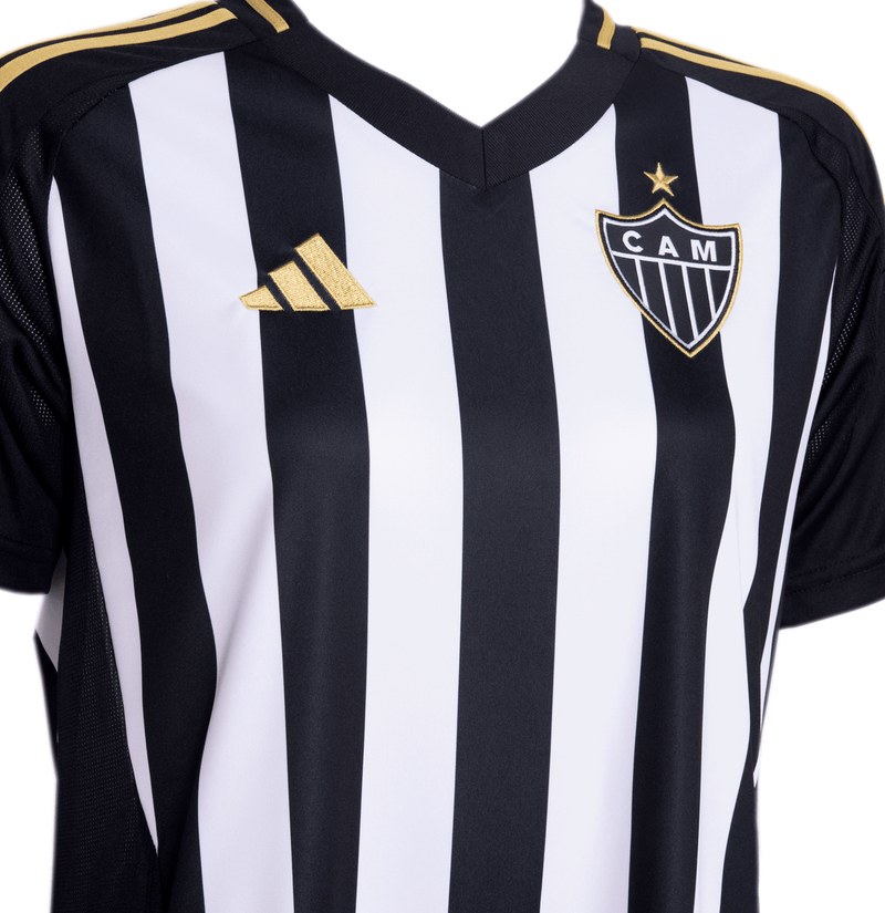 Camisa Atlético Mineiro Titular 25/26 - Versão Feminina Baby Look